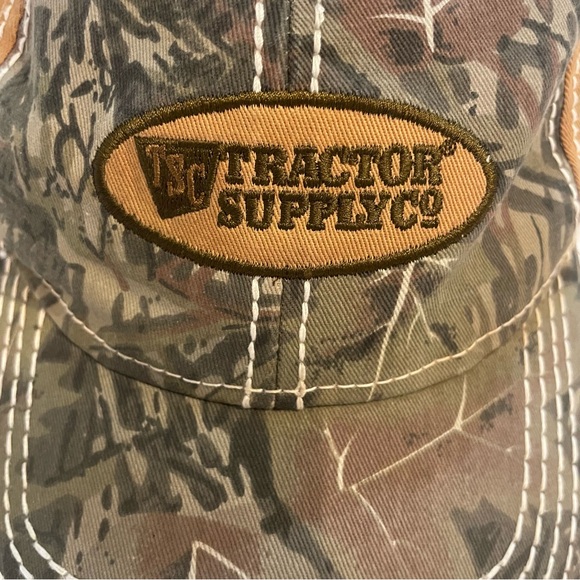 Brown Camo Camouflage Adjustable Tractor Supply Co. Hat / Cap - Picture 3 of 5